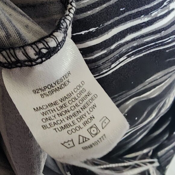 Soybu Dress Womens Size S Small Black Gray Long Sleeve Collared Zip Front - Picture 7 of 7